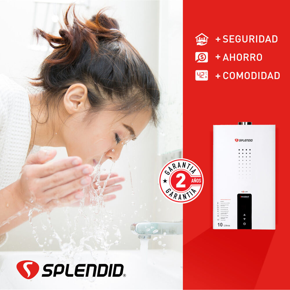 Calefont 10 Litros Gas Licuado C&aacute;mara Estanca Splendid image number 4.0