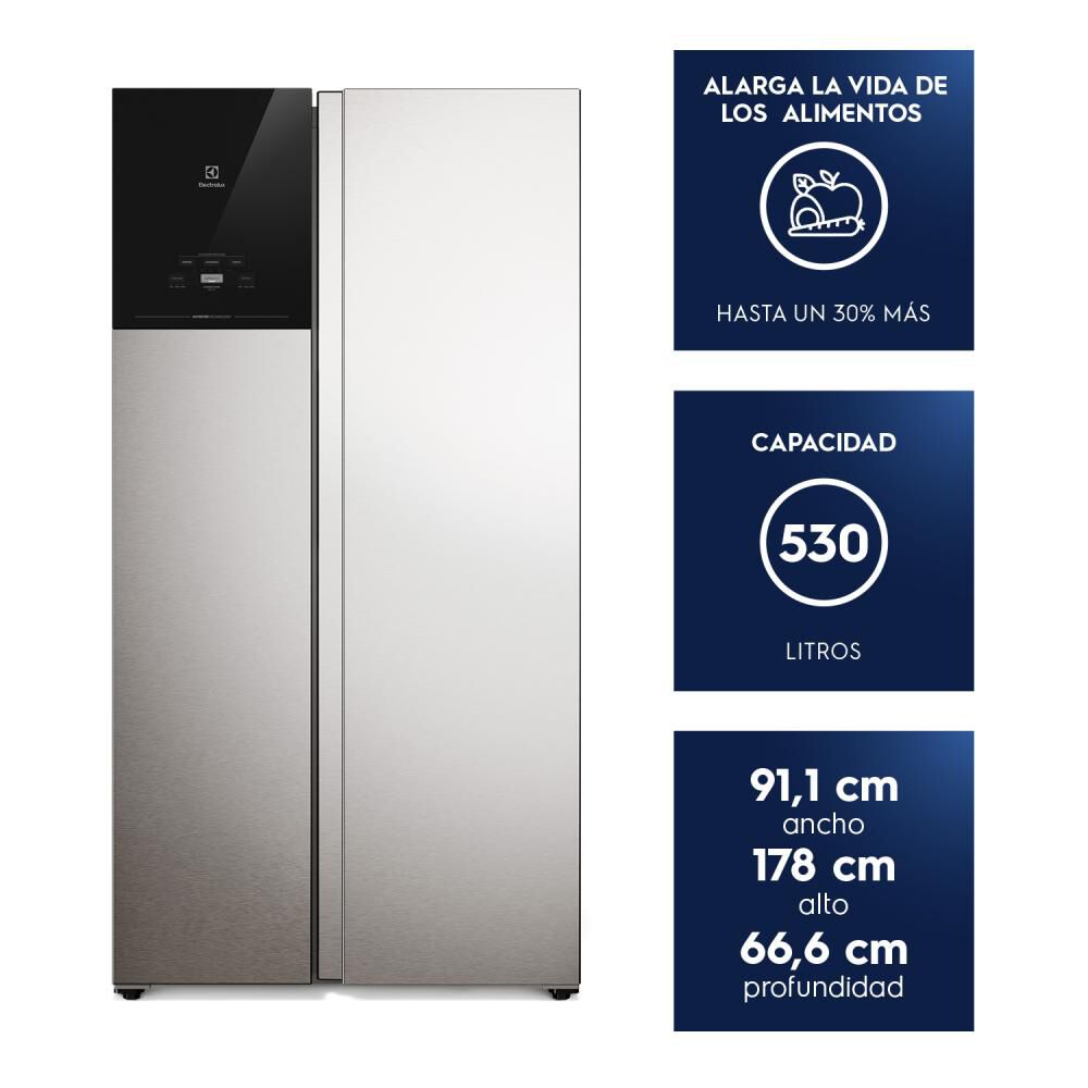 Refrigerador Side By Side Electrolux ES50S / No Frost / 530 Litros / C image number 9.0