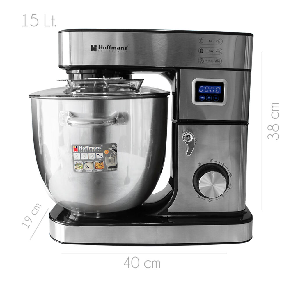 Batidora Amasadora Planetaria 2000 Watts 15 Litros image number 1.0