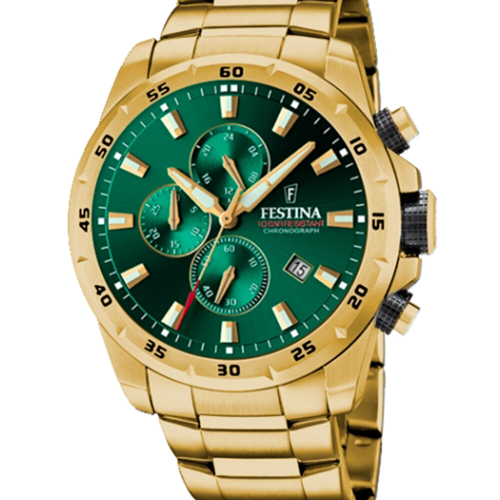 Reloj F20541/3 Festina Verde Hombre Chrono Sport image number 0.0