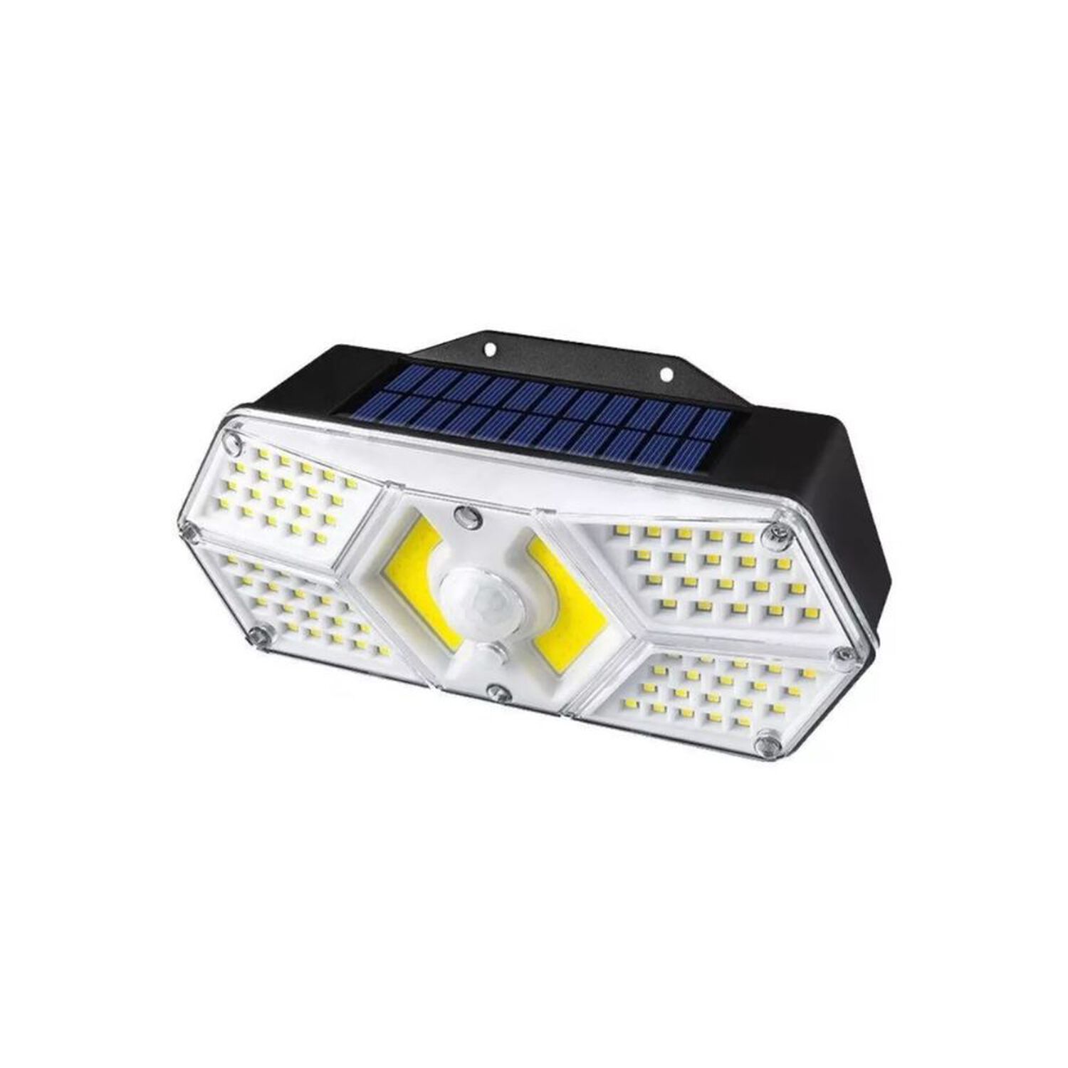Foco Aplique Solar 124 Led Con Sensor De Movimiento Exterior Pared image number 0.0