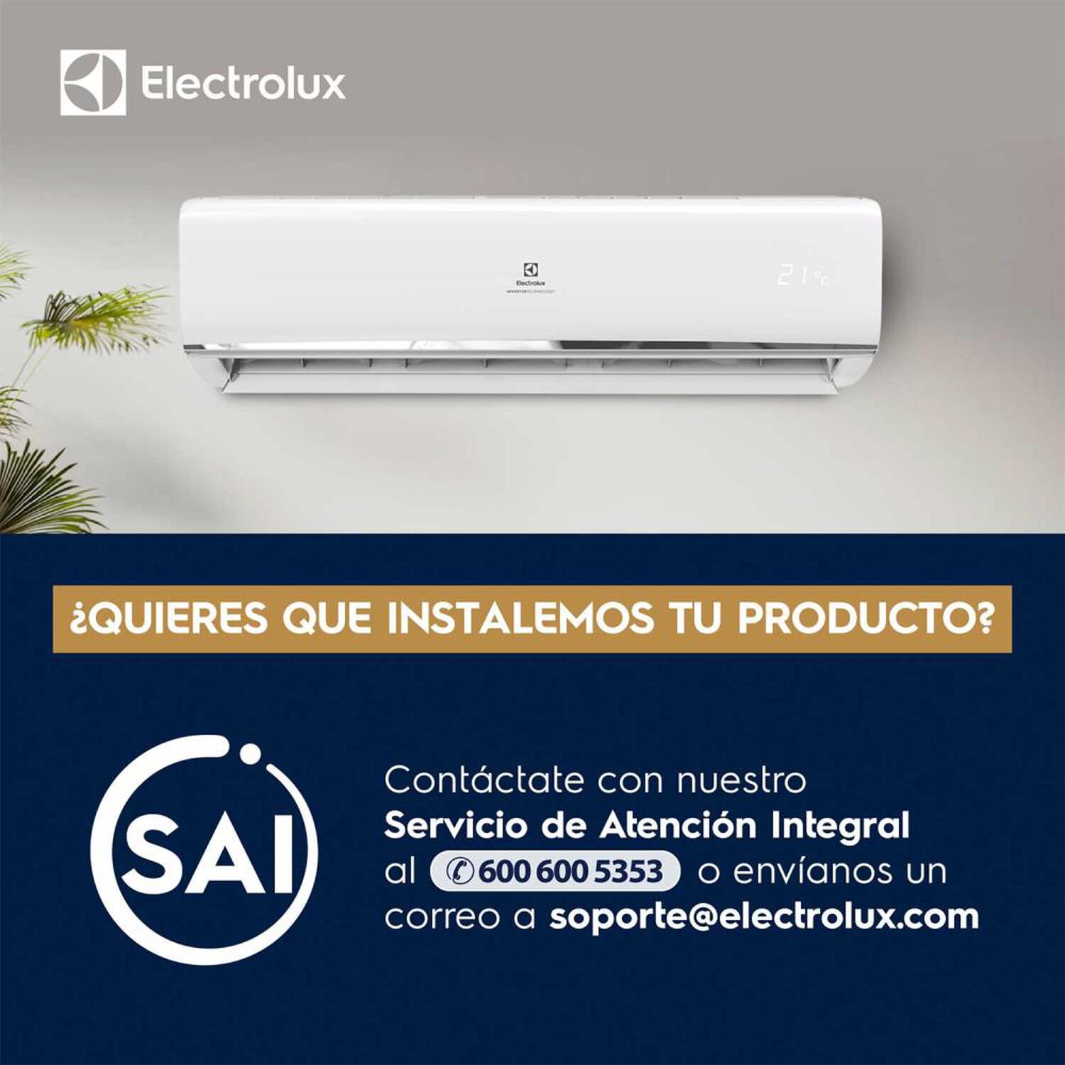 Aire Acondicionado Electrolux Split 18000 BTU Inverter EAIX18 image number 9.0
