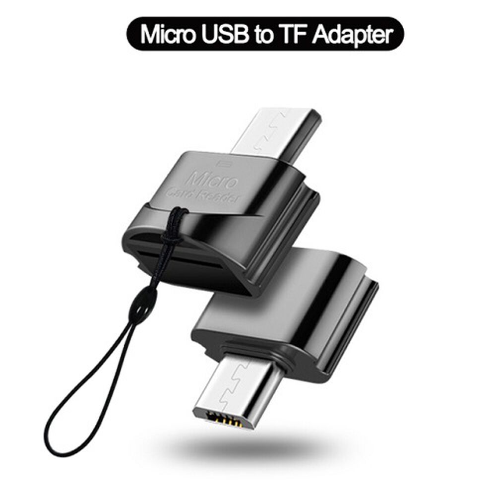 Adaptador Micro Usb A Lector Tarjeta De Memoria Micro Sd Para Celulares Porta Memoria Android image number 2.0