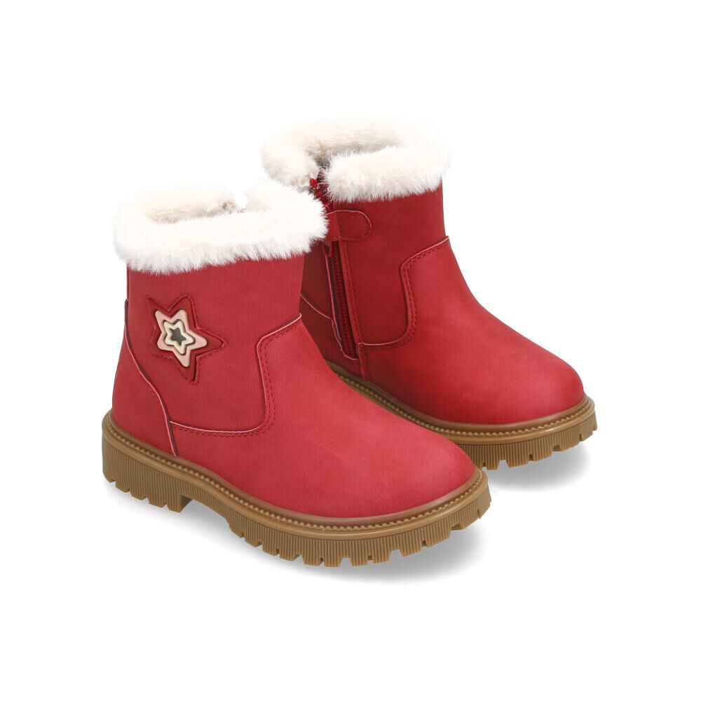 Bota Niña Topsis Burgundy image number 1.0