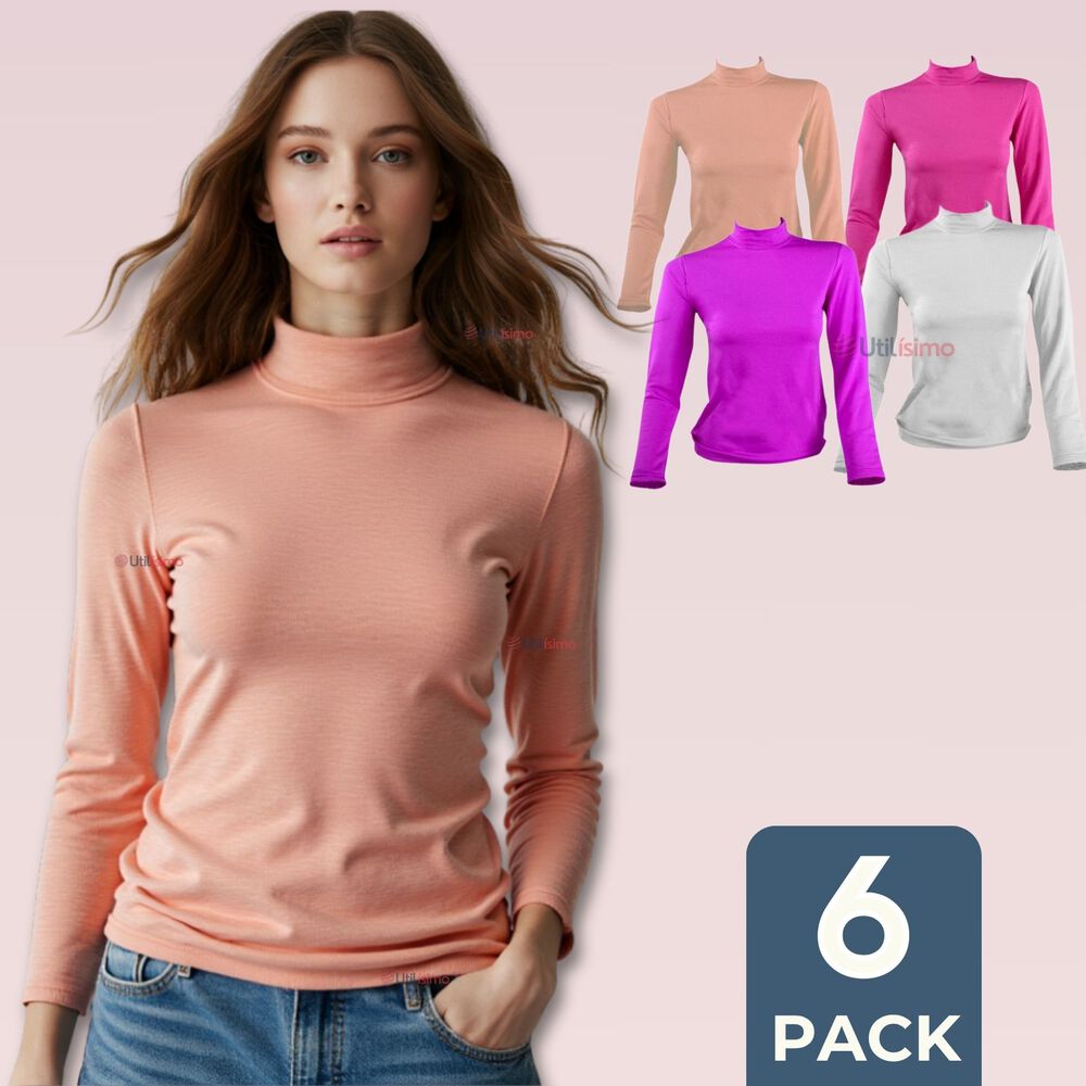 Pack 6 Camiseta Beatle Polar Juvenil Primera Capa Colores Surtidos image number 0.0