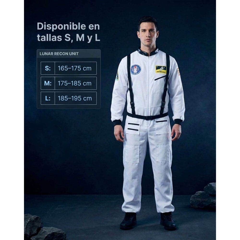 Disfraz Astronauta Cosplay Juego Rol Traje Espacial Ni&ntilde;os image number 25.0