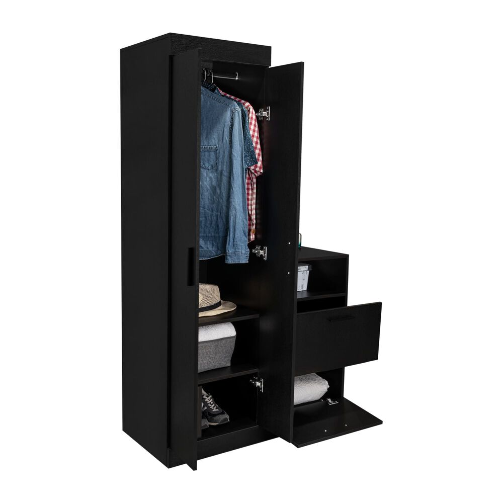 Closet Comoda Con Espejo 3 Puertas 1 Cajon image number 2.0