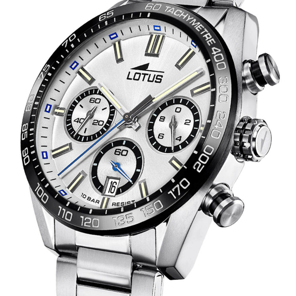Reloj 18916/1 Lotus Plateado Hombre Chrono image number 2.0
