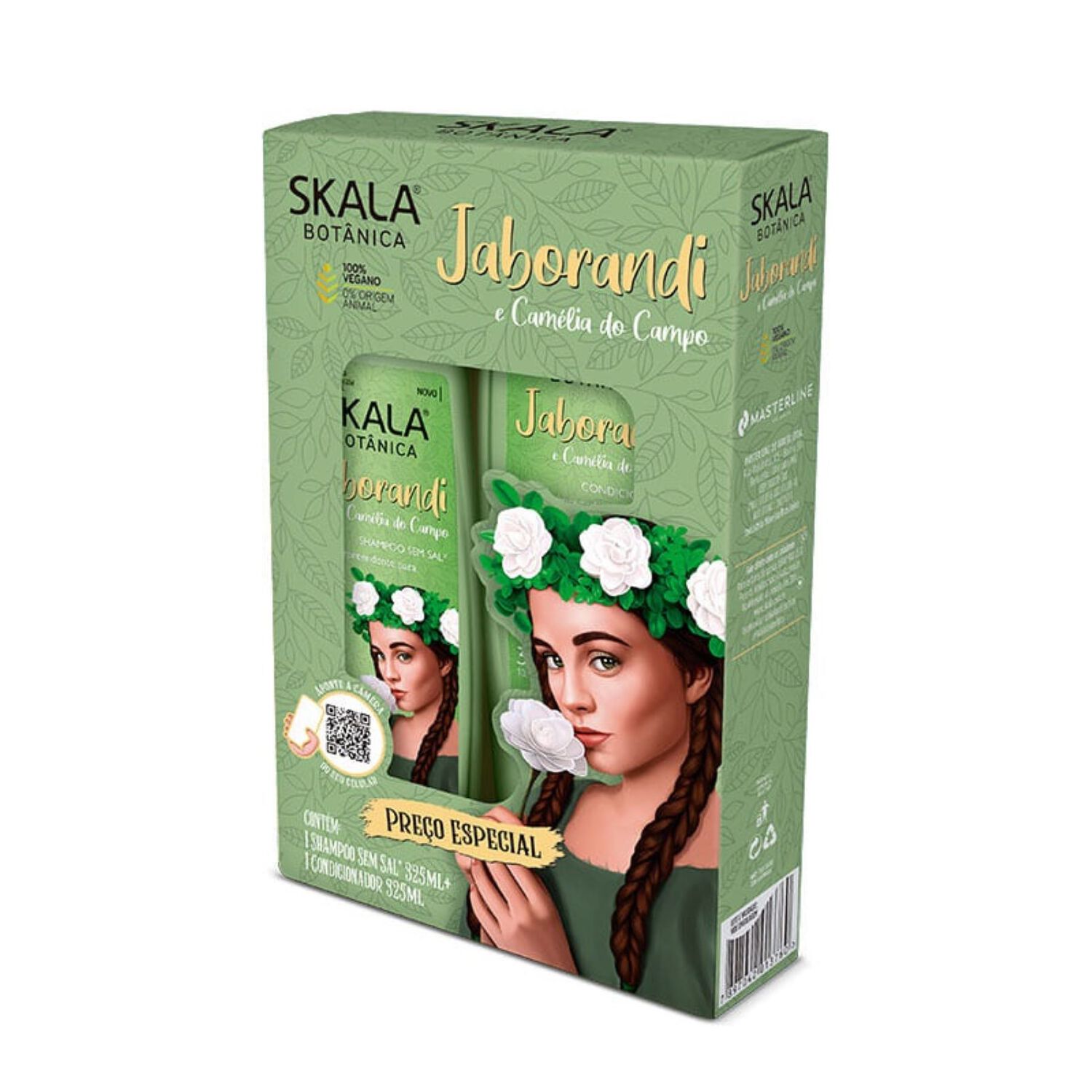 Kit Shampoo Y Acond Jaborandi Skala Bot&aacute;nica 650ml image number 0.0
