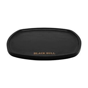 Plato Madera Bamboo Black Bull 25x25cm Parrilla Cocina
