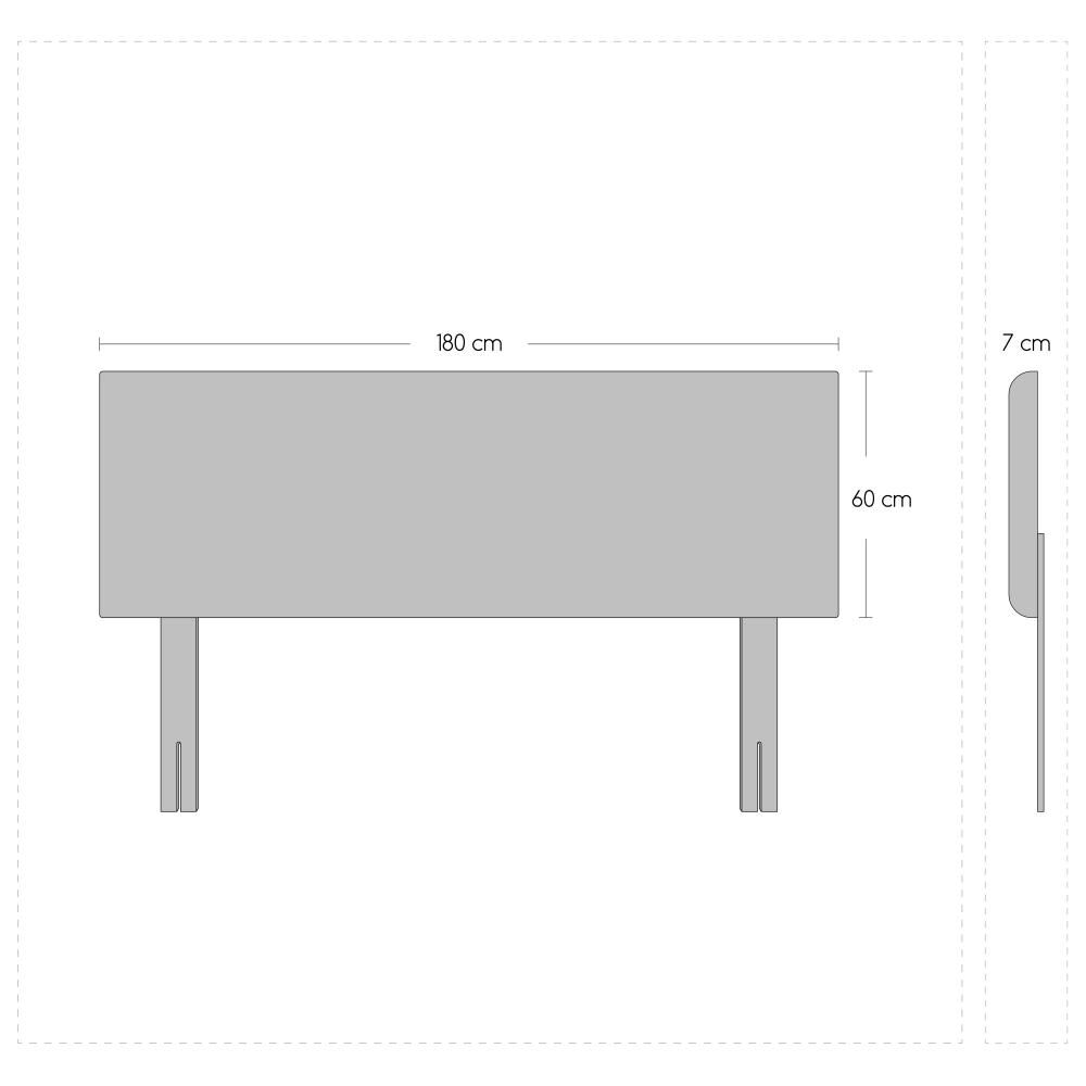 Cama Europea Celta Castello / King / Base Dividida + Respaldo image number 5.0
