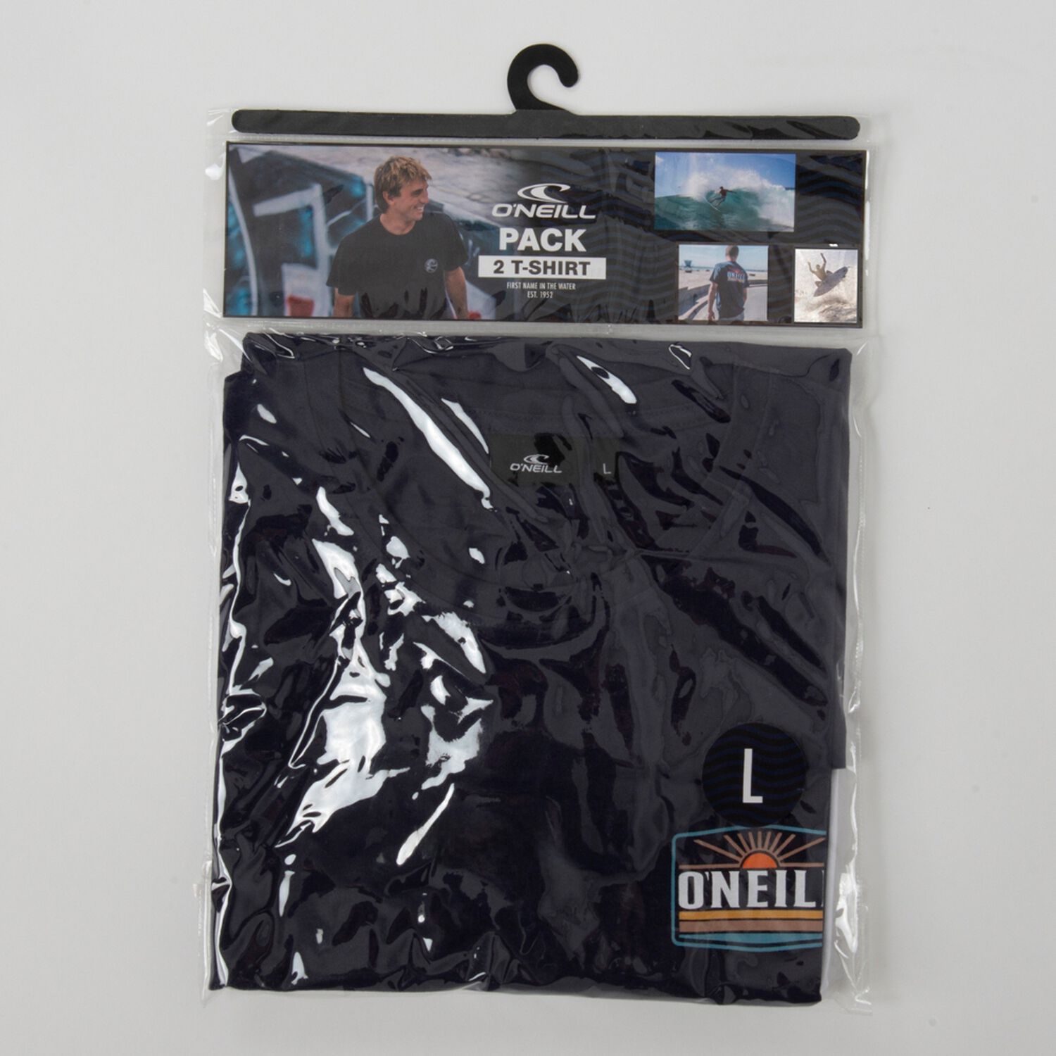 Pack Poleras Manga Corta Cuello Redondo Oneill image number 4.0