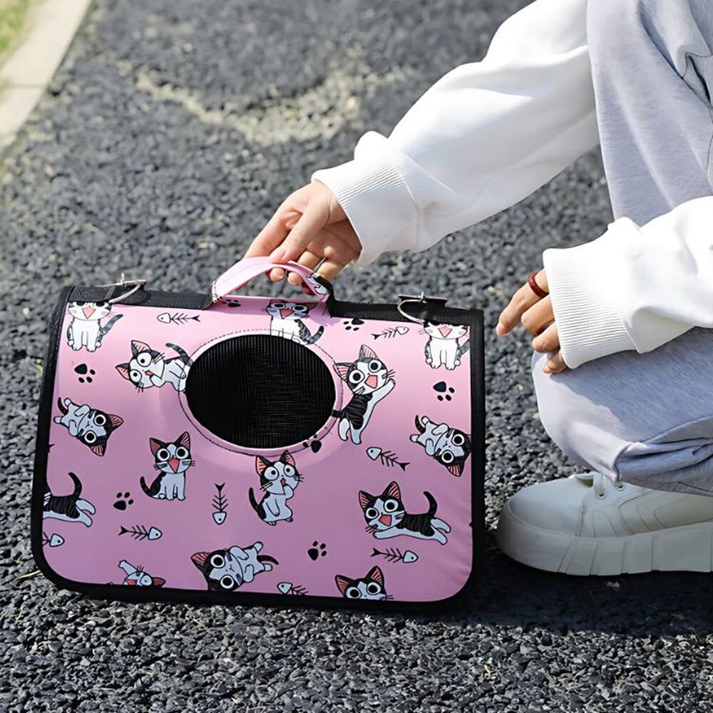 Bolso De Traslado Para Gatos O Perros De Raza Pequeña image number 3.0