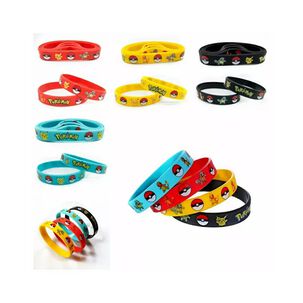 Pack 10 Pulseras Pokemon Para Sorpresas Cumplea&ntilde;os
