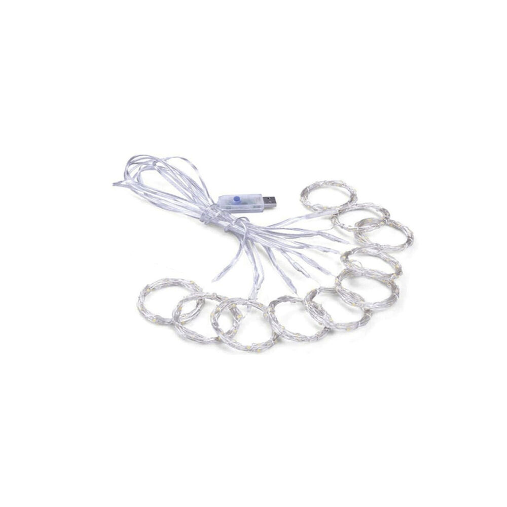 Guirnalda Cortina Luz Led 2mts Blanco Frio - Ps image number 0.0