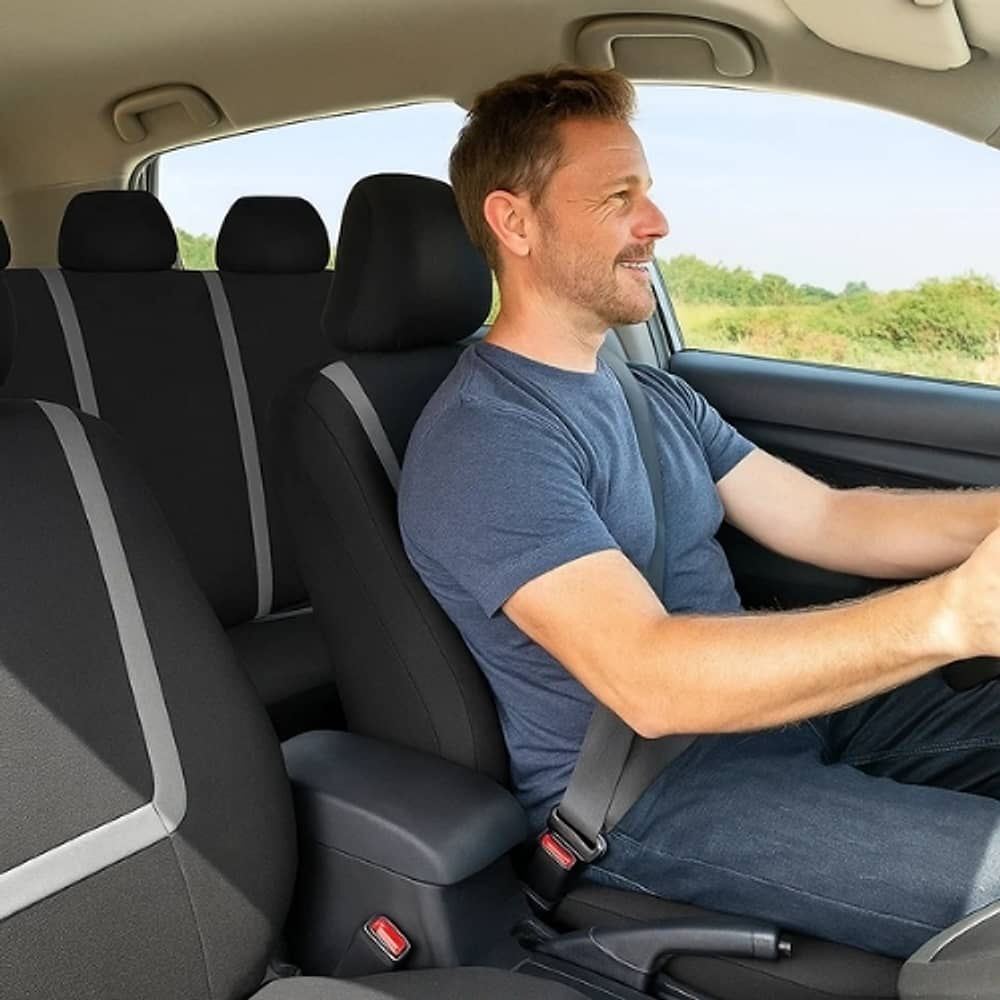 Set Cubre Asientos Funda Protector Universal Auto 9 Piezas image number 3.0