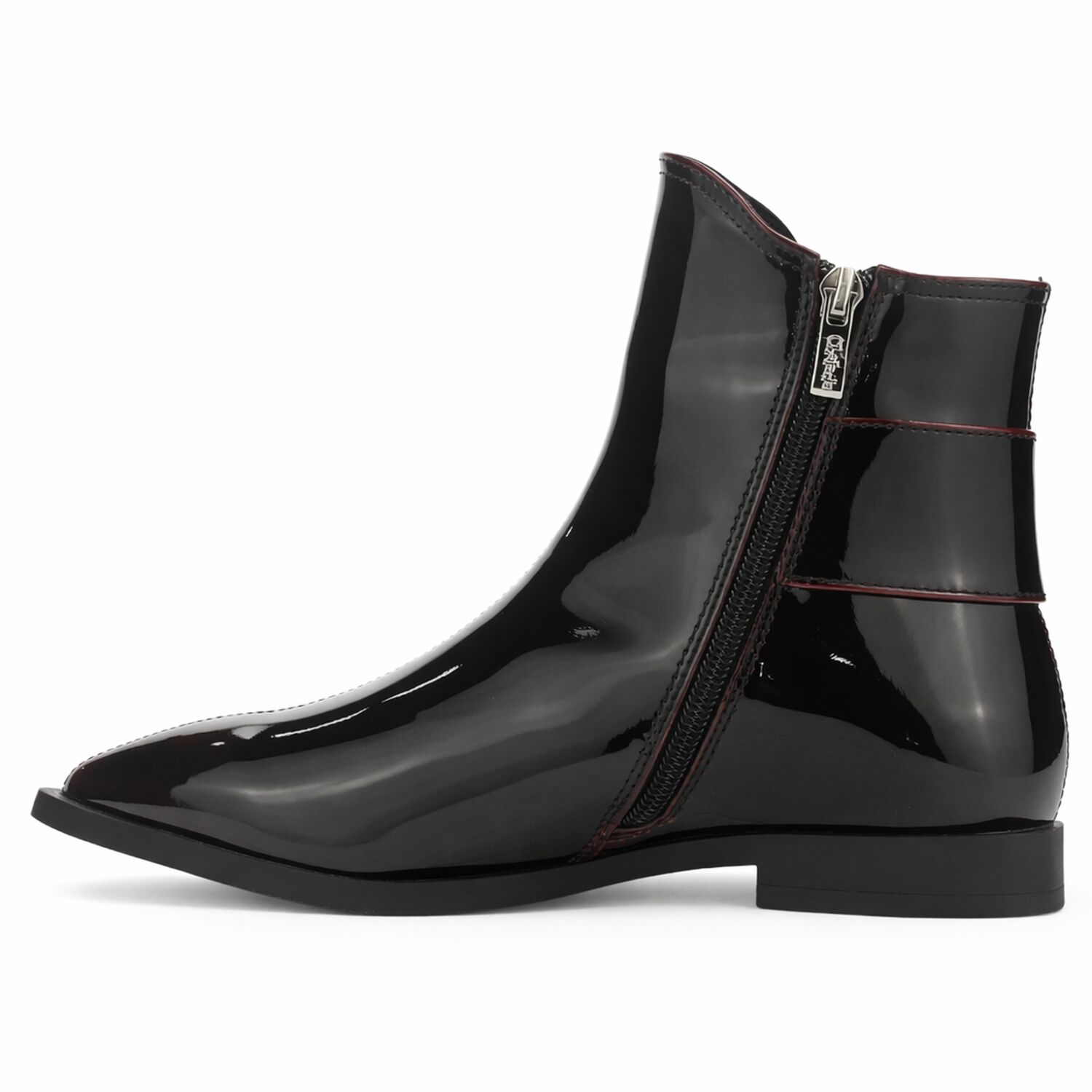 Botin Burdeo Mujer Casual Chalada Slik image number 1.0