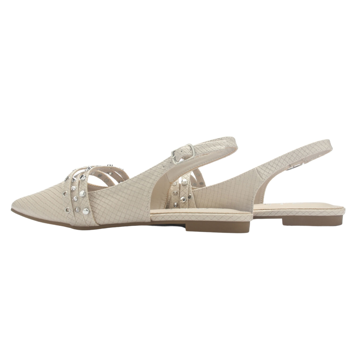 Ballerina Mujer Chalada Maris-8 Beige Casual image number 5.0