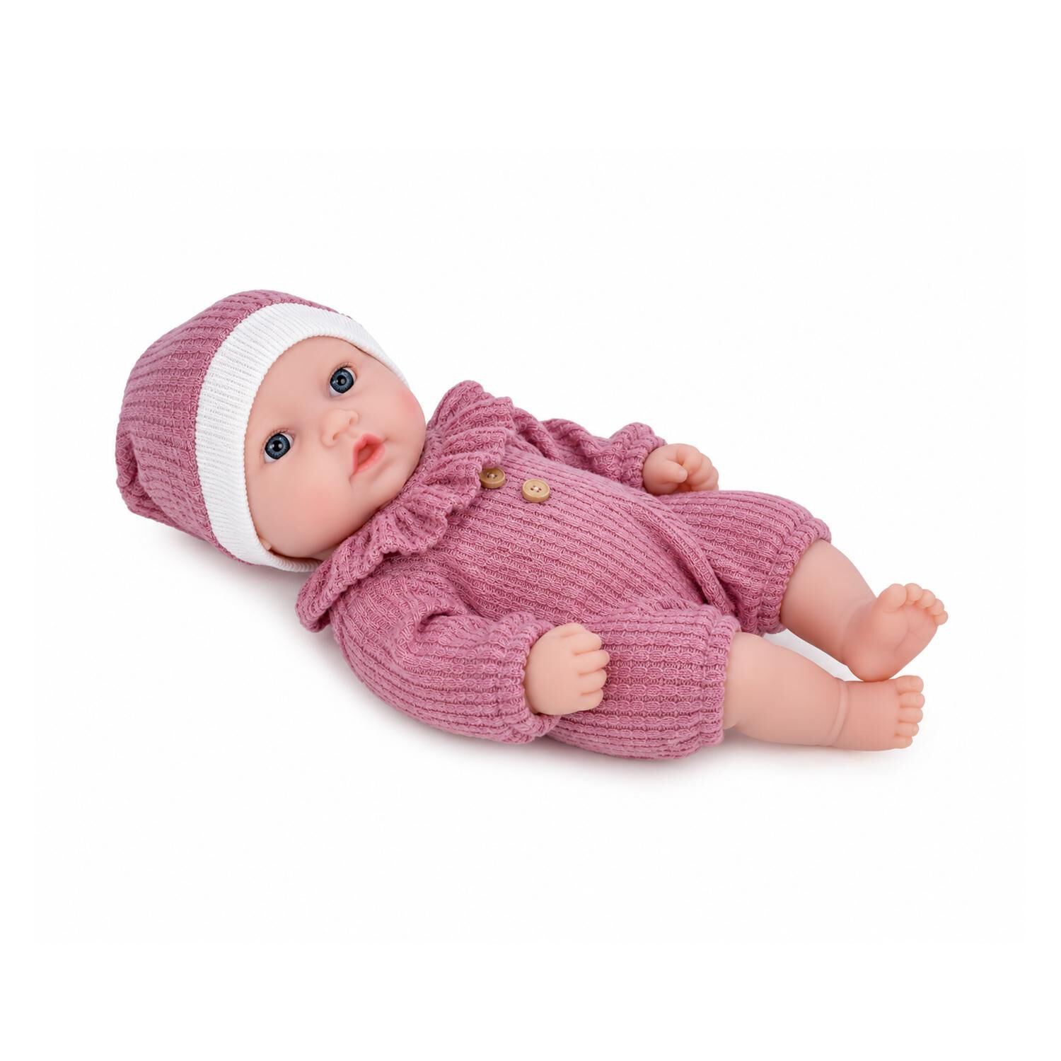 Juguete Mu&ntilde;eca Bebe 35cm Con Accesorios Rosado Infantil image number 3.0