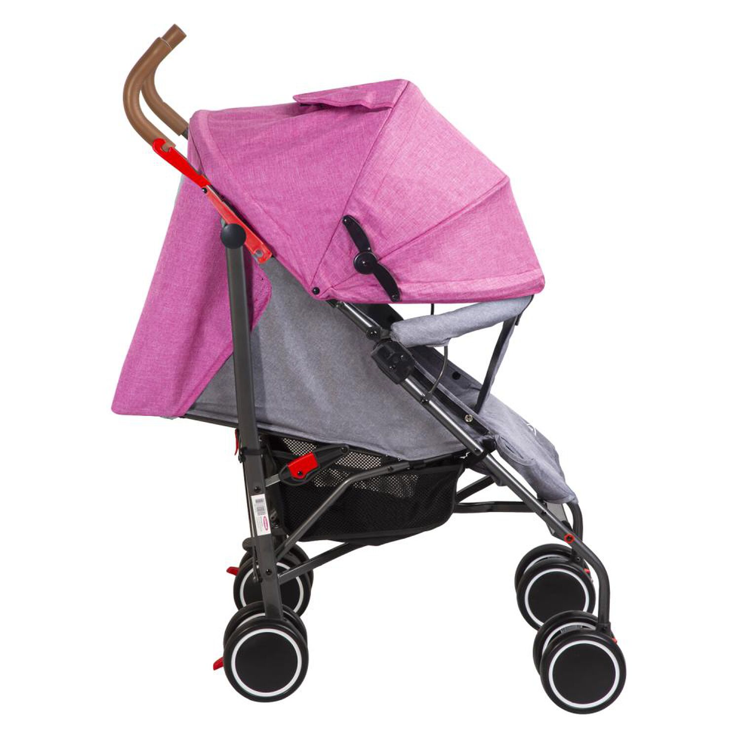 Coche Paragua Bebesit Clap - Melange Rosado image number 2.0
