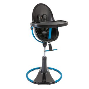 Silla Alta Bloom Fresco Chrome Giro Negro-azul