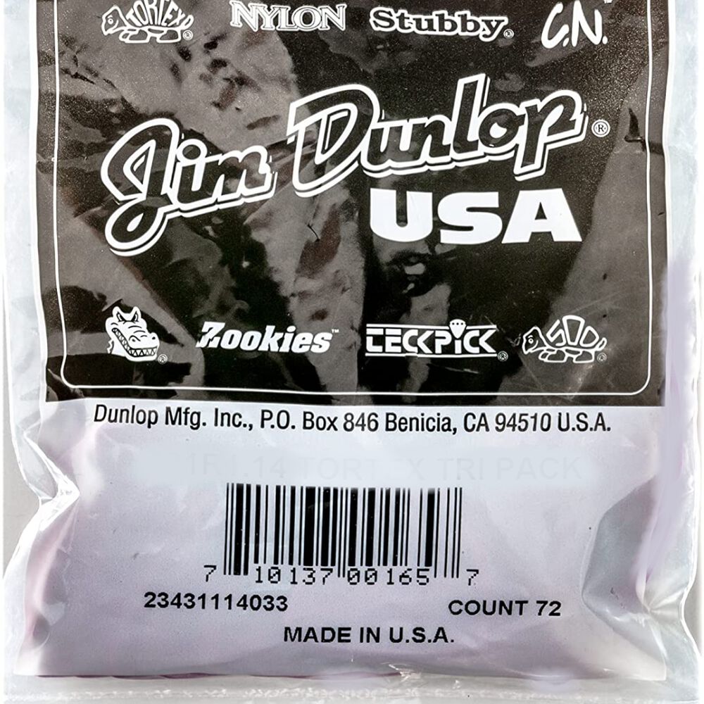 Uñetas Dunlop Tortex Triangle 431r 0.73 Bolsa 72un image number 2.0