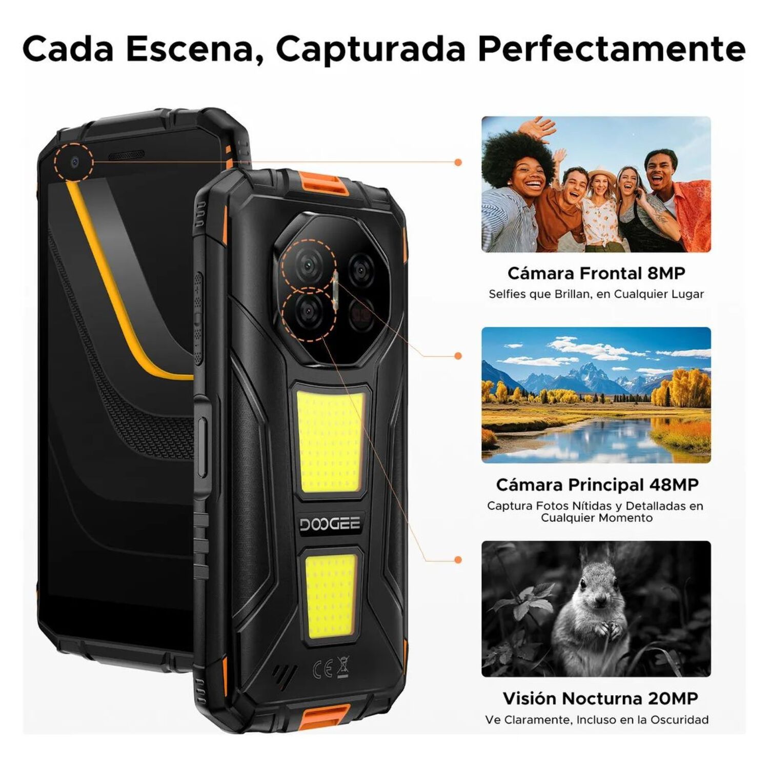 Doogee Fire 3 Max Rugerizado 5.5" 8+256gb 8350mah Nocturna image number 4.0