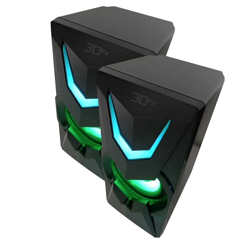 Parlantes Gamer 3dfx Full Rgb Deep Bass Usb 2.0 / Aux 3.5mm image number 2.0