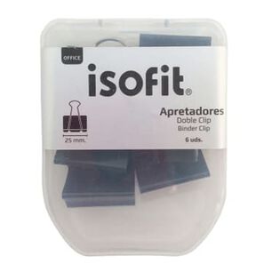 Pack X 4 Apretador Dsg Con Pl&aacute;stico 25 Mm 6 Und Isofit