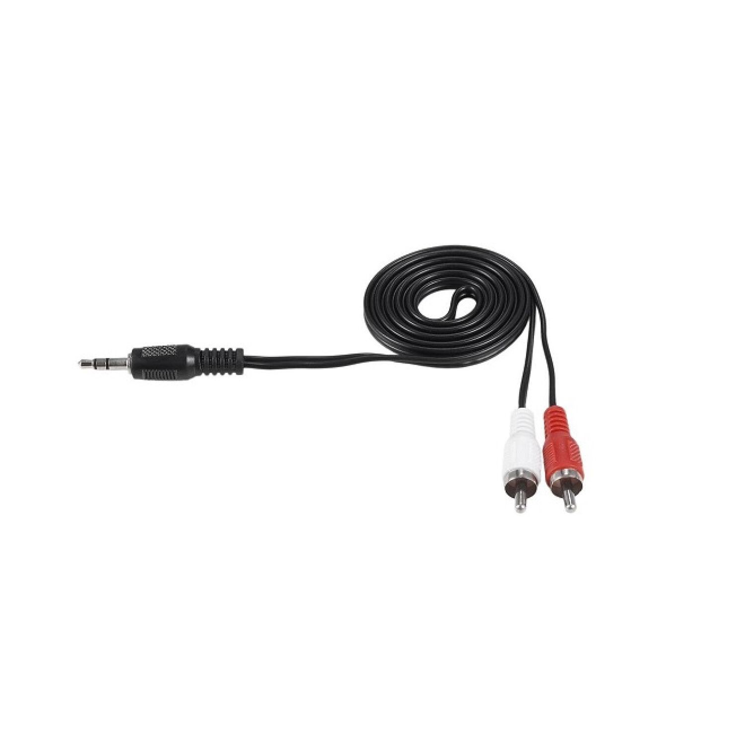 Cable Audio Rca A Jack 2 X 1 3.5 Mm Salida Auxiliar. Aux. Macho Plug image number 0.0