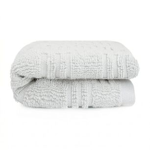 Toalla De Manos Savoy Nautica 100% Algod&oacute;n Ultra Suave 40x60cm Gris