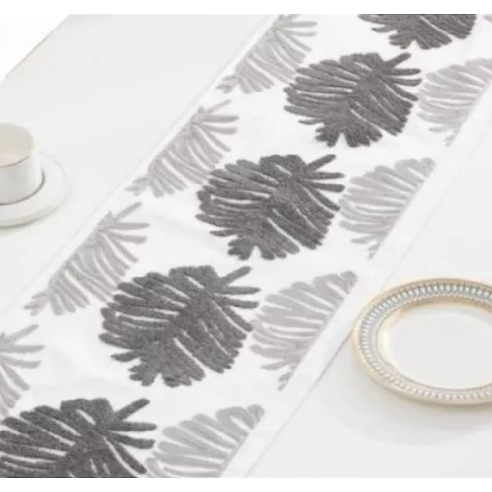 Camino De Mesa Bordado 32x180cm Corredor De Poliester image number 2.0