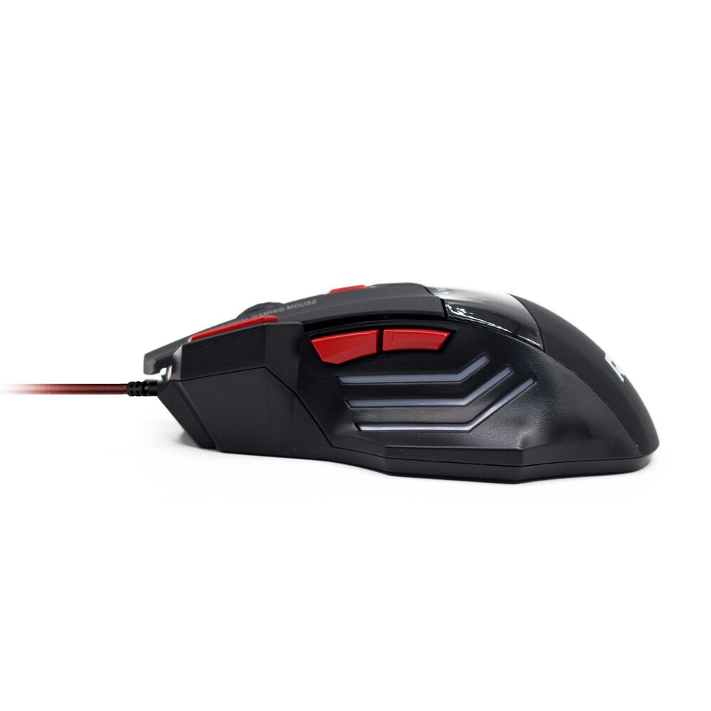 Mouse Gamer 7 Botones 3200 Dpi + Turbo Fire Reptilex Rx0006 image number 2.0