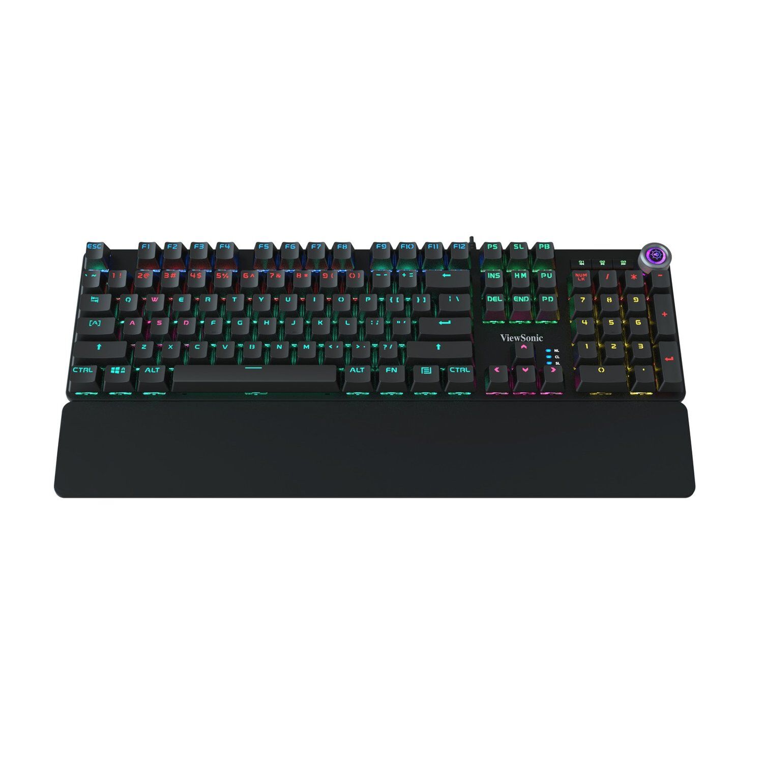 Teclado Mec&aacute;nico Rgb Con Apoya Mu&ntilde;ecas Gamer Ku535 Viewsonic image number 1.0
