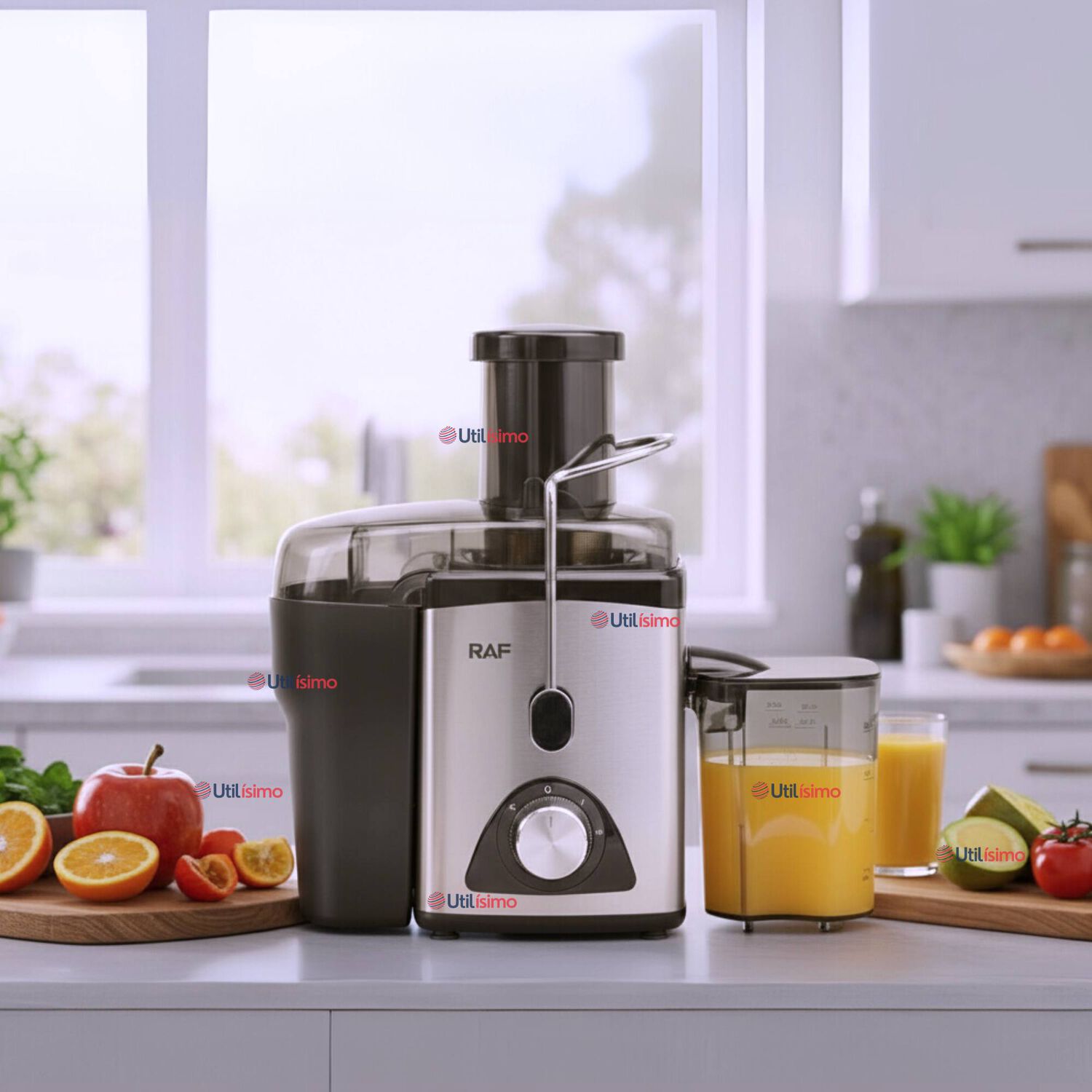 Extractor Exprimidor De Jugos El&eacute;ctrico 1000w De Potencia Frutas Y Verduras image number 0.0
