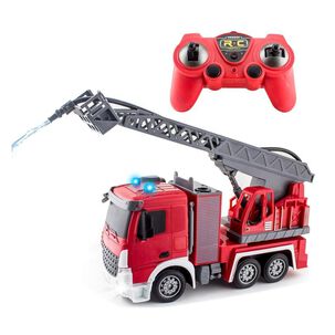 Juguete Camion De Bomberos A Control Remoto 1:24 Luces Agua Infantil