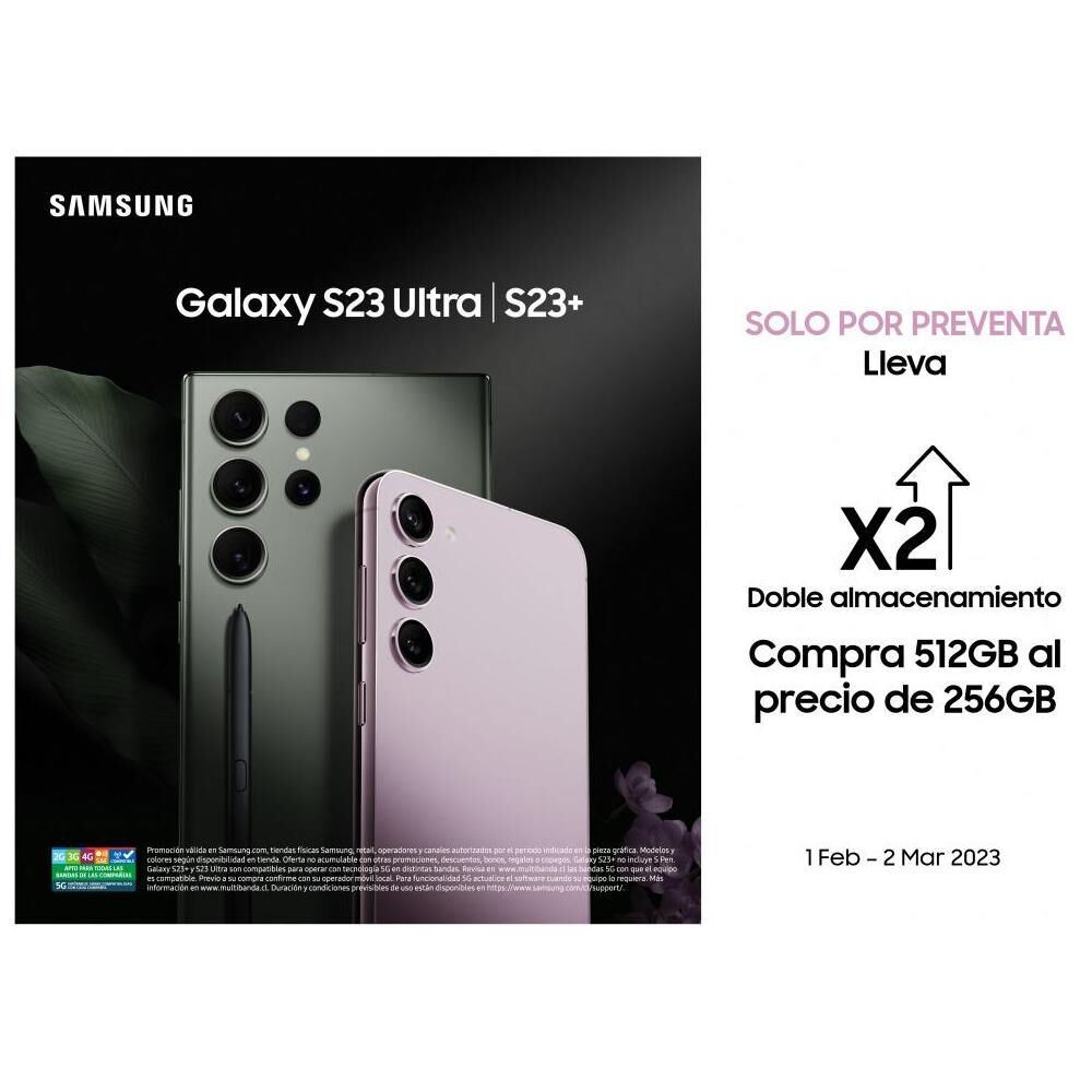 Smartphone Samsung Galaxy S23+ / 5G / 512 GB / Liberado image number 3.0