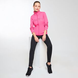 Poler&oacute;n Deportivo Full Zipper Cuello Alto Mujer Wetland