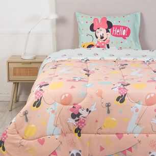 Plumón Infantil Disney Minnie Animal / 1.5 Plazas