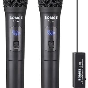 Micr&oacute;fono Inal&aacute;mbrico Con Receptor Vhf