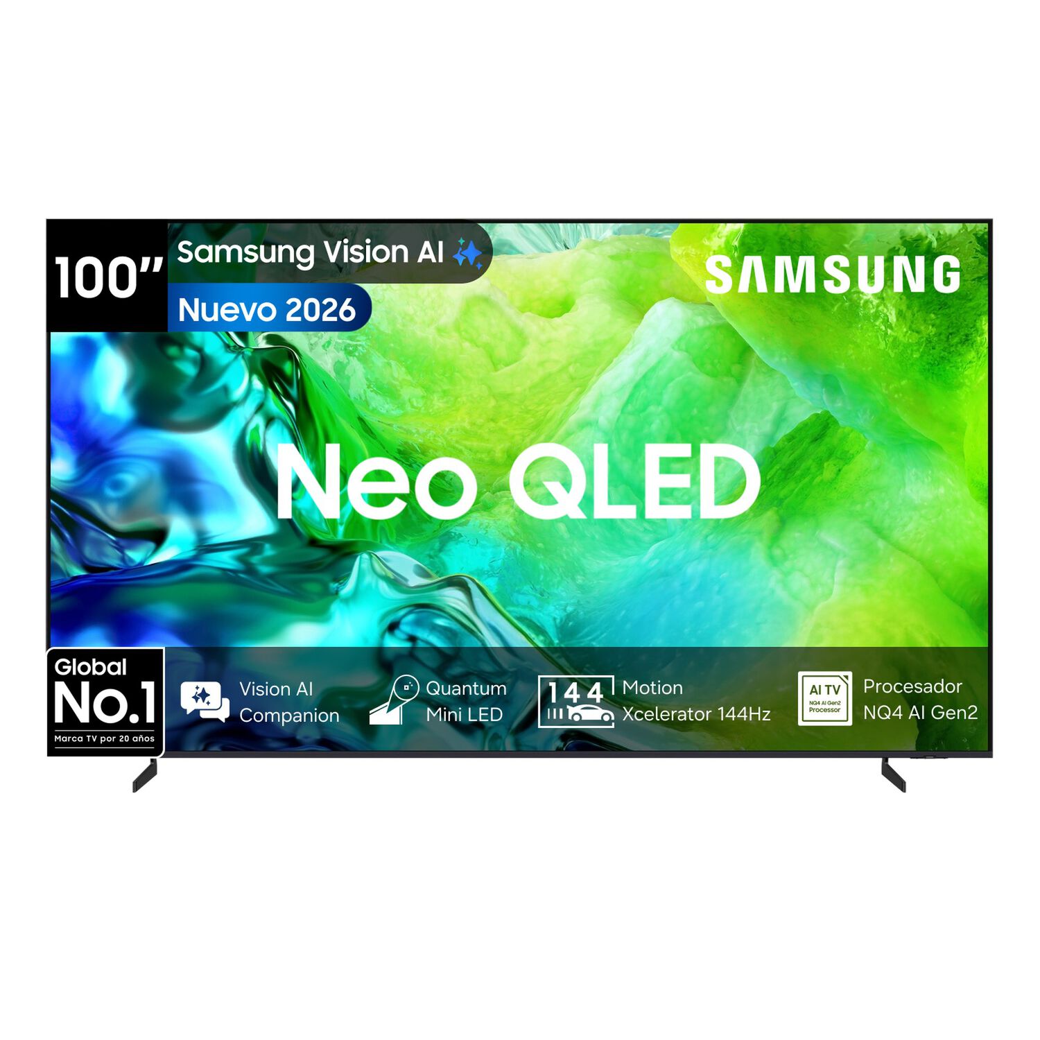 100 Neo Qled Qn80h 4k Samsung Vision Ai Smart Tv 2026 image number 0.0