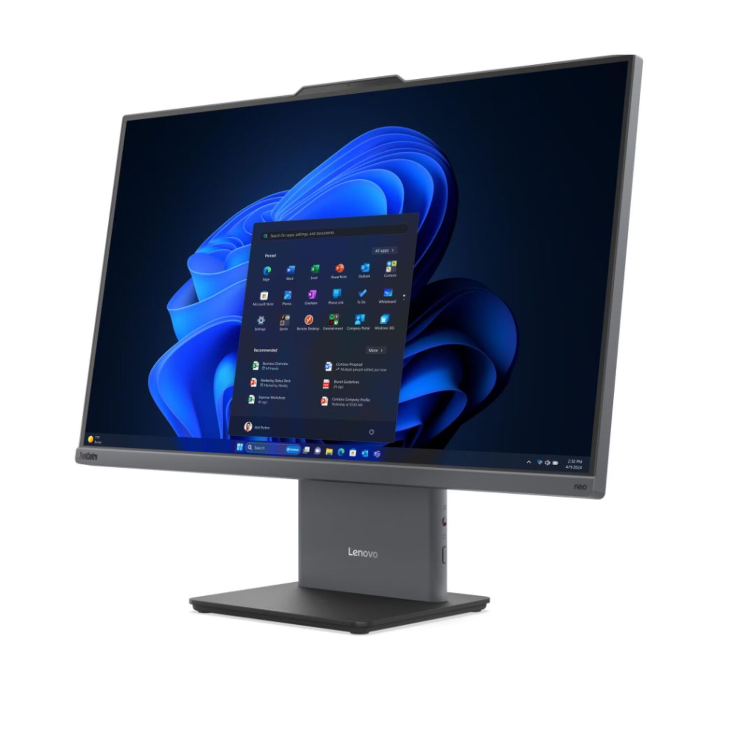 Aio Desktop Thinkcentre Neo 50a Gen6 Intel Core Ultra 5 16gb Ram 512gb Ssd 23.8" image number 1.0