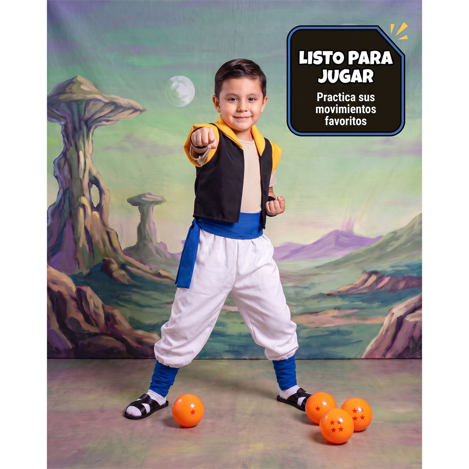 Disfraz De Goku Para Ni&ntilde;os - Dragon Ball image number 11.0