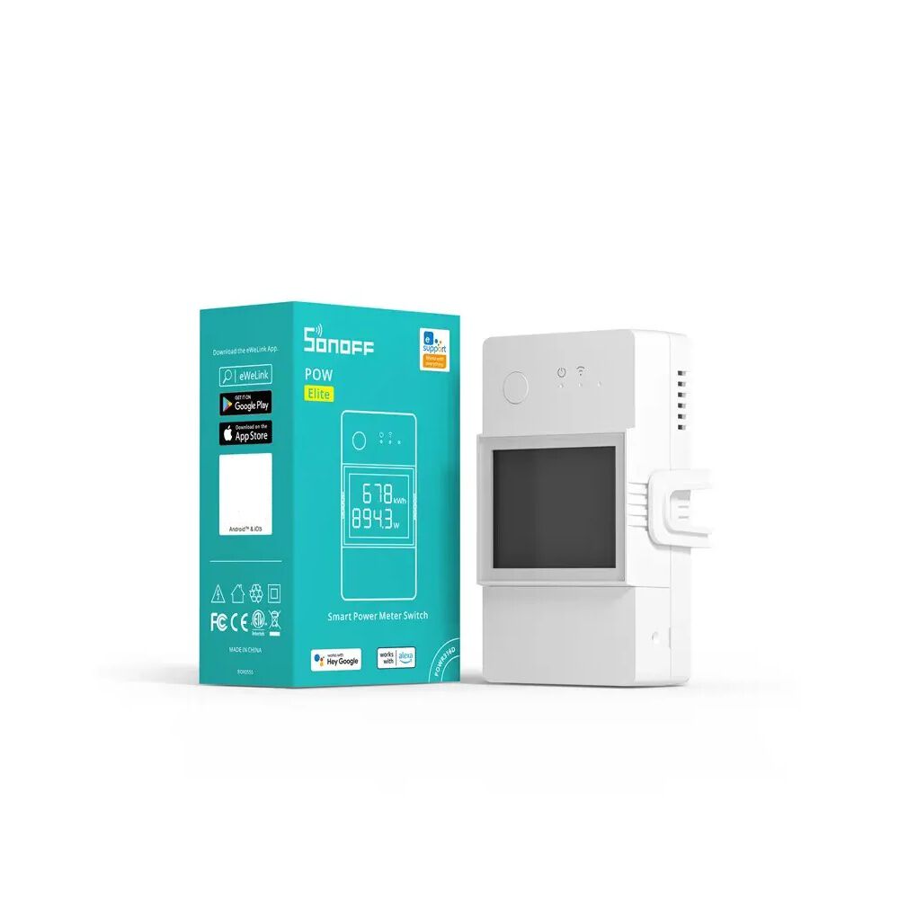 Interruptor Wifi De Medicion De Energ&iacute;a Sonoff Pow Elite 20a image number 0.0