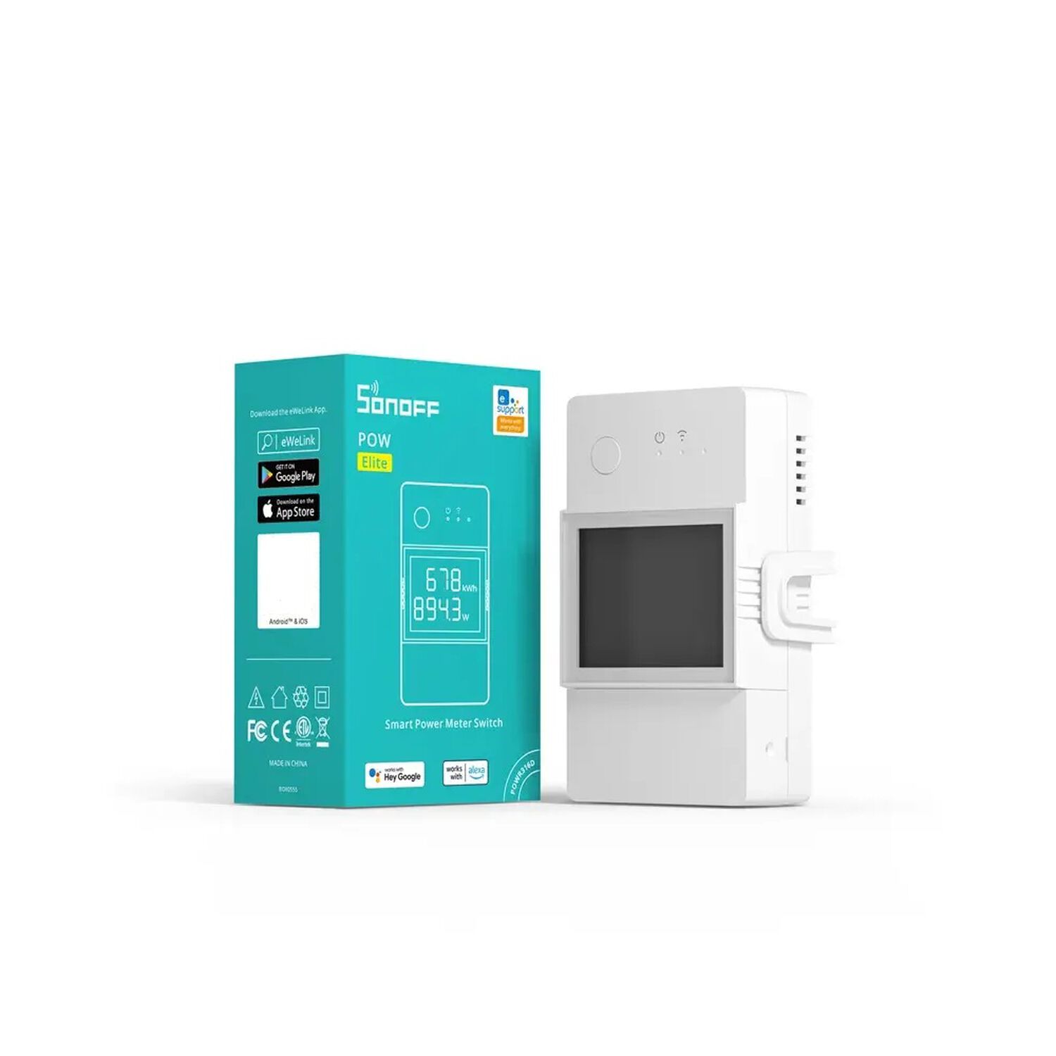 Interruptor Wifi De Medicion De Energ&iacute;a Sonoff Pow Elite 20a image number 0.0