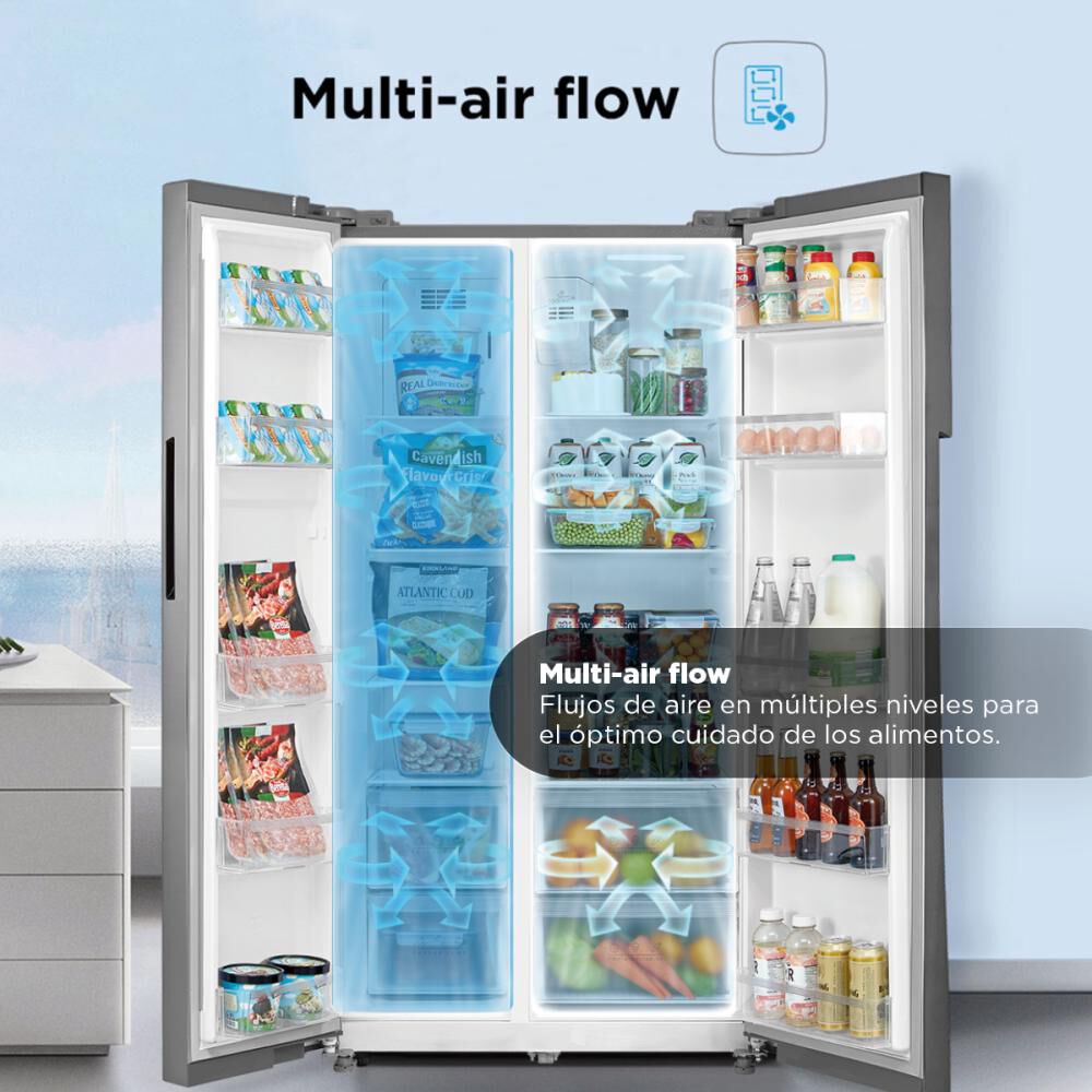 Refrigerador Side By Side Midea MDRS710FGE46 / No Frost / 527 Litros / A+ image number 8.0