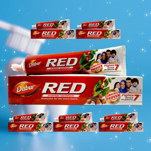 Pack 6 Uds Pasta Dental Dabur Red 200gr