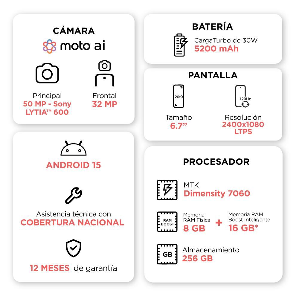 Smartphone Motorola Moto G56 / 5G / 256 GB / Verde / Liberado image number 9.0