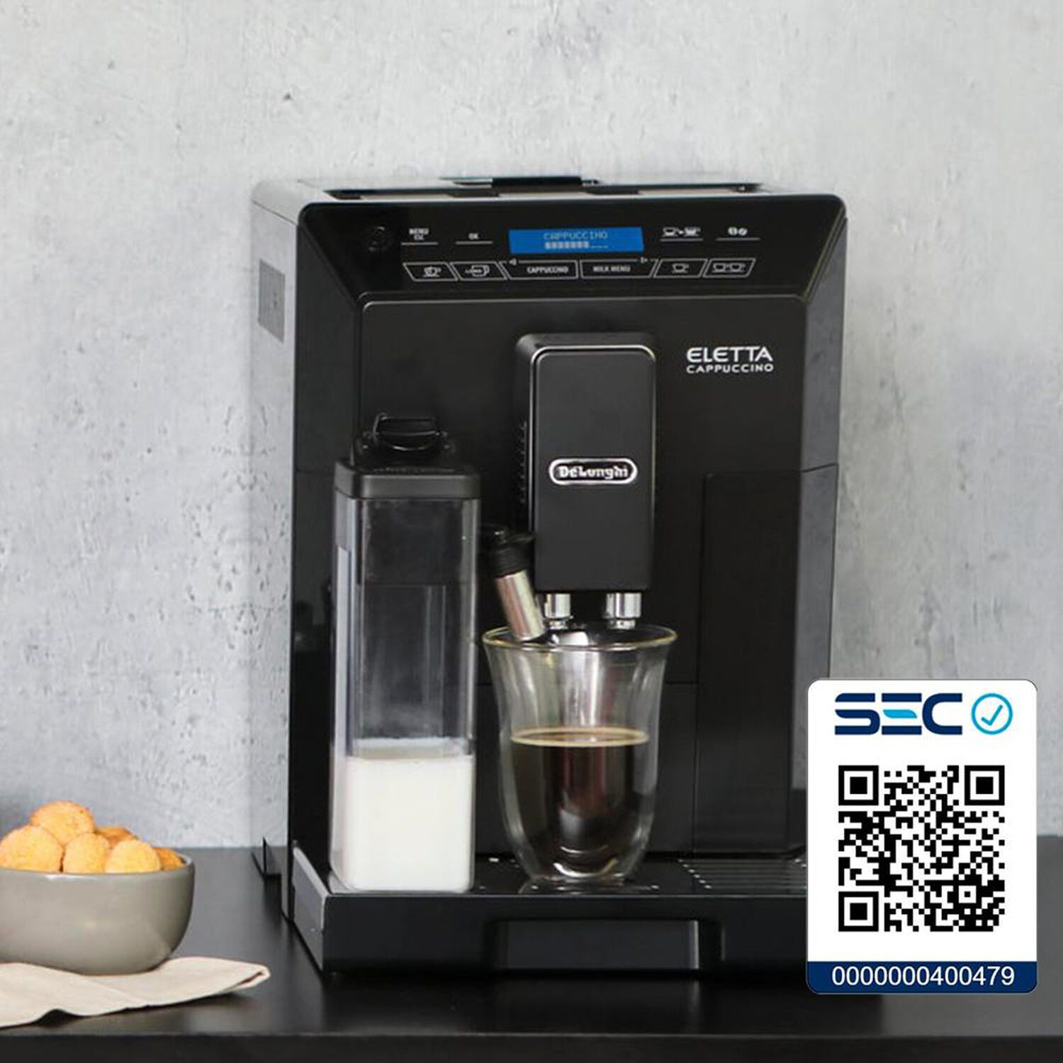 Cafetera De Longhi Eletta 44.660B image number 1.0