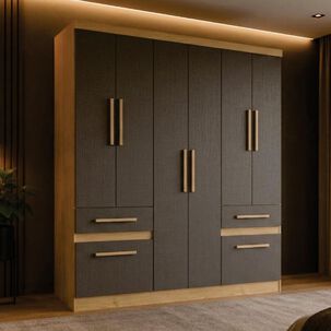 Cl&oacute;set Yardas Closet Liliana / 6 Puertas / 2 Cajones
